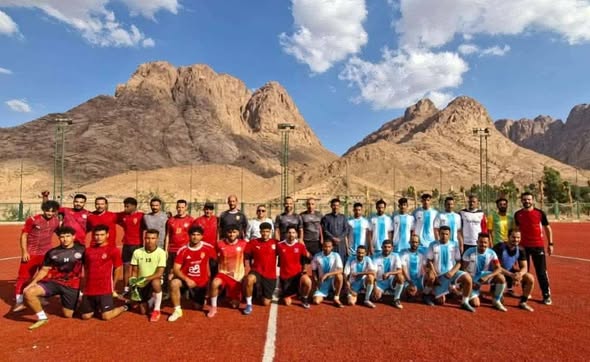 مباراة فريق سانت كاترين تنتهي بالفوز على وادي الطور