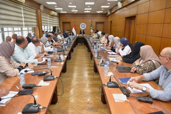 تفاصيل اجتماع نائب محافظ الدقهلية لمناقشة الاشتراطات البيئية بالمنطقة الصناعية