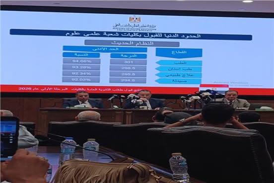 تفاصيل إعلان نتيجة تنسيق المرحلة الأولى 2026 للكليات الطبية بالجامعات الحكومية