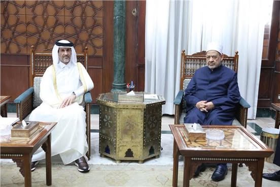 شؤون إسلامية؛ تفاصيل استقبال شيخ الأزهر للسفير القطري لبحث دعم الجهود العلمية والدعوية المشتركة