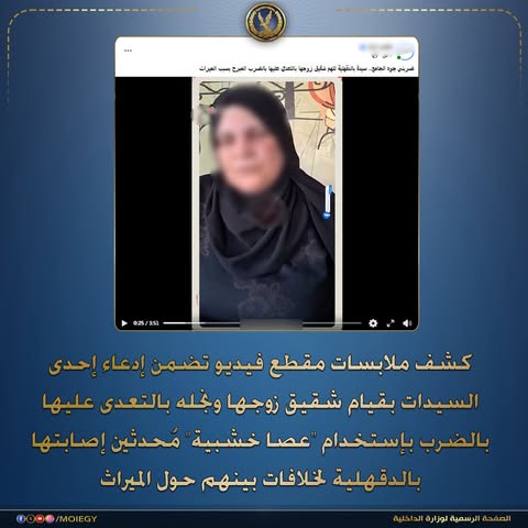 خلافات الميراث تشعل مشاجرة بين أسرتين بالدقهلية.. الأمن يكشف حقيقة فيديو تعدي شقيق الزوج ونجله على سيدة
