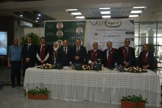رئيس جامعة كفر الشيخ يشارك في مناقشة رسالة ماجستير بكلية الزراعة جامعة دمياط