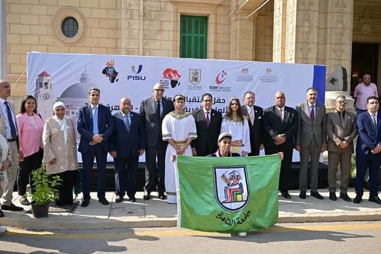 جامعة القاهرة تستقبل شعلة دورة الألعاب الإفريقية للجامعات «القاهرة 2026»