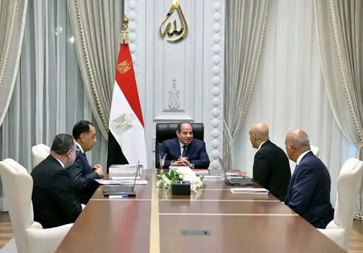 رئيس الجمهورية يجتمع برئيس مجلس الوزراء ووزير التعليم العالي ووزير التربية والتعليم بالعلمين