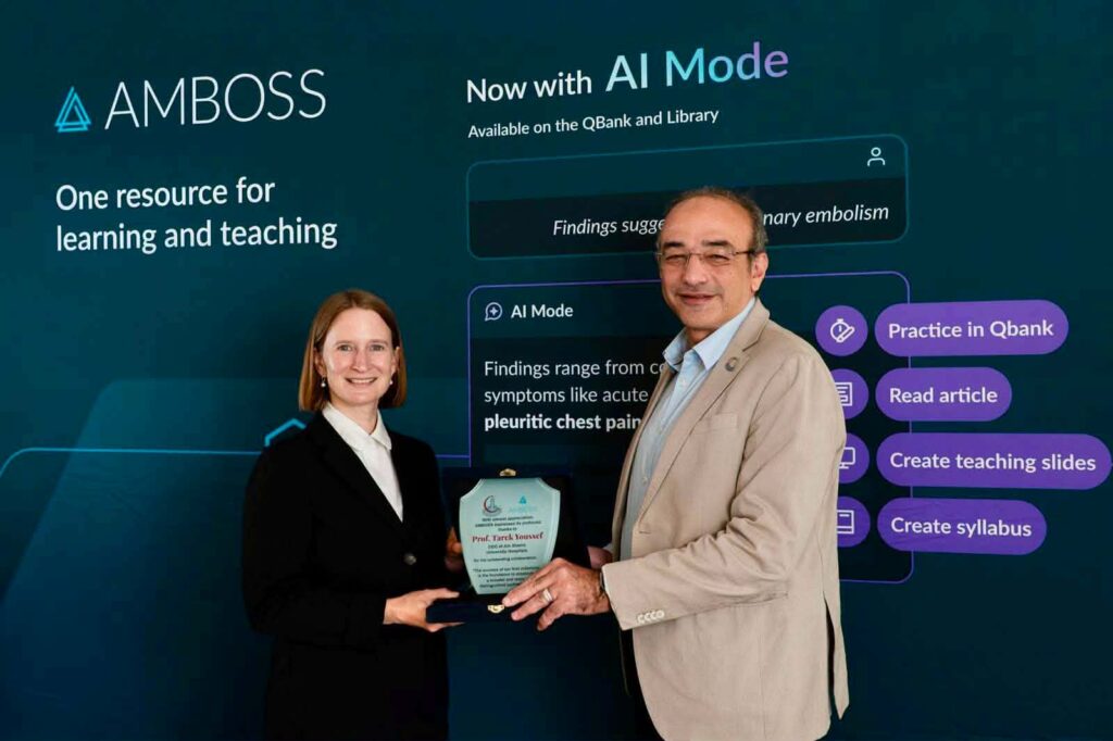 مستشفيات جامعة عين شمس تعلن شراكة مع AMBOSS لقيادة الابتكار الطبي بالذكاء الاصطناعي في مصر وإفريقيا