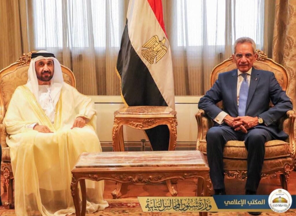 وزير شئون المجالس النيابية يستقبل رئيس البرلمان العربي لبحث تعزيز التعاون البرلماني