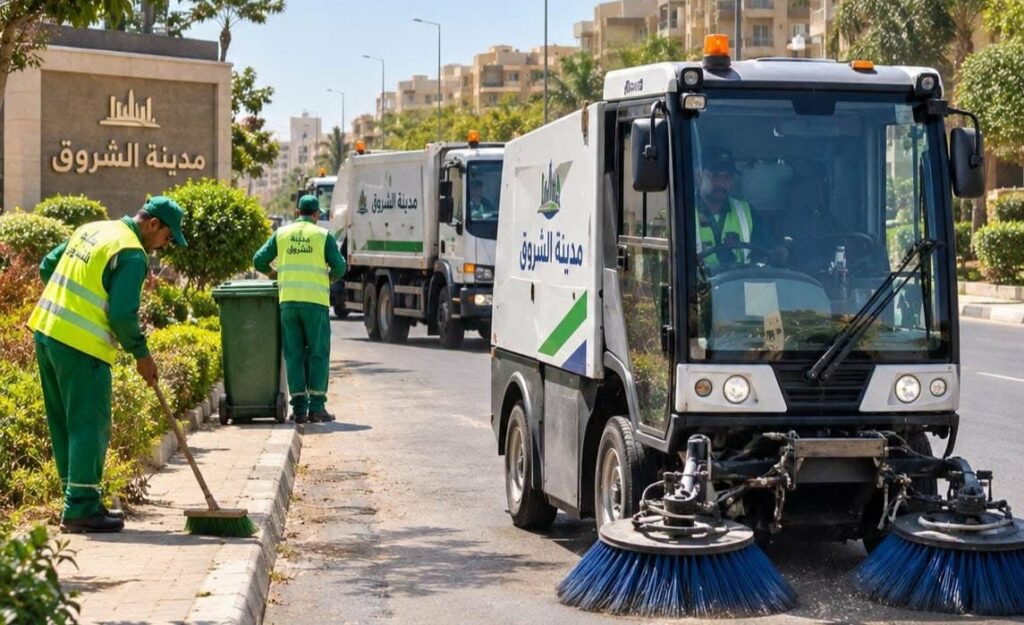 مكانس آلية وحملات ميدانية.. جهاز الشروق يواصل رفع كفاءة الشوارع