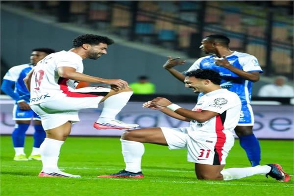 عبد الله السعيد يتألق.. الزمالك يتقدم بثلاثية أمام بطل جيبوتي