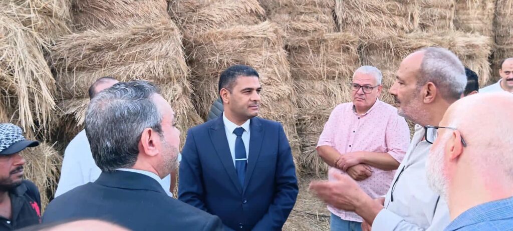 نائب محافظ الدقهلية يتفقد مواقع قش الأرز بالسنبلاوين لمواجهة السحابة السوداء